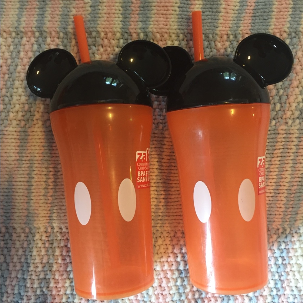 2 Disney Mickey Mouse water bottles